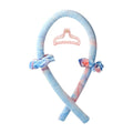 Heatless Curling Rod Headband No Heat Silk Ribbon Curling Rod Hair Roller Curls with Hair Claw Clip Lazy Natural Soft Wave DIY Hair Rollers Styling Tool for Sleep in Overnight (Cai)