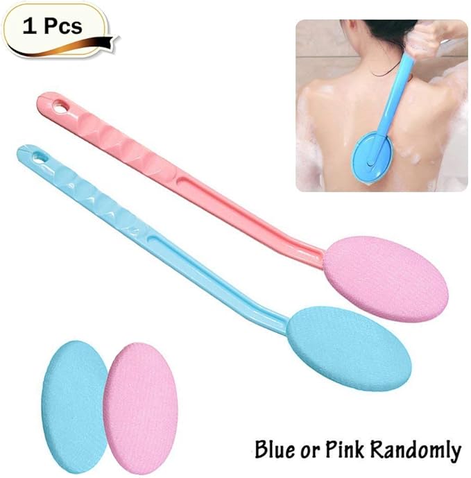 Eyxformula Easy Lotion Applicator for Back – Long Handle Cream Applicators Wand with 2 Pads, Tool to Apply Sunscreen, Self Tanner on Back, Body & Feet, Lotion Stick Brush Gift for Women, Men, Elderly