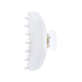Durable Acetate Hair Clips - 4-Inch Pearl white Claw Clips for Fine and Thick Hair (Pearl white)