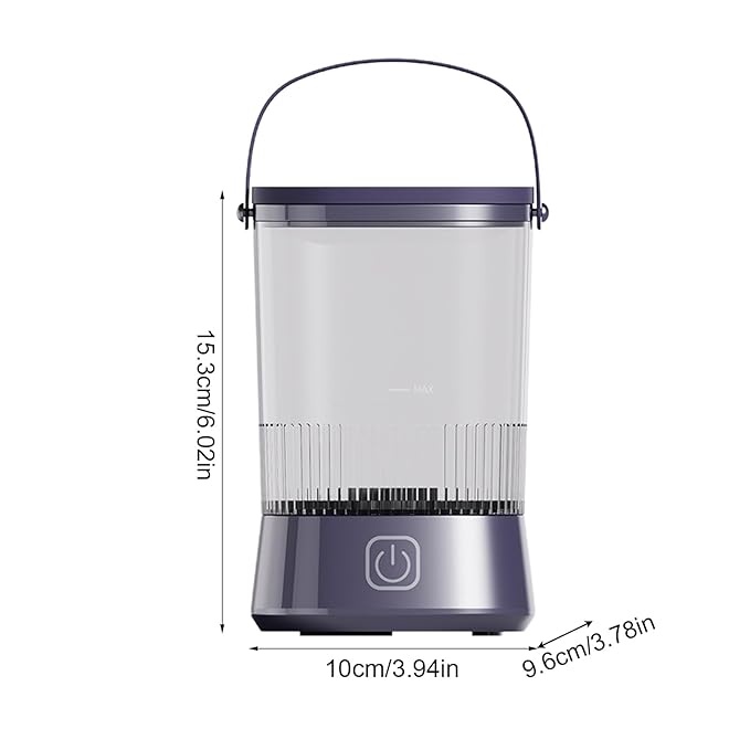 Makeup Brush Cleaner Machine - Automatic Cosmetic Brush Cleaning Tool for Sponges and Makeup Eggs, Efficient Easy Use Cleaner for Daily Makeups Hygiene, Portable Home Vanity Accessory