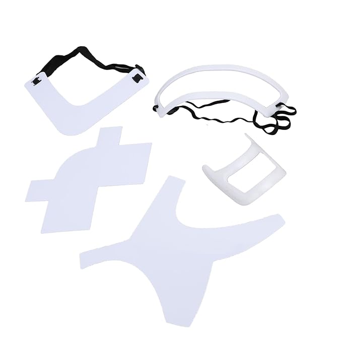 Beard Shaper ABS Styling Tool Hairline Neckline (White)