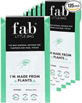Fab Little Bag Sixer Plus Pack - 125 Sanitary Disposal Bags Plus Recyclable Refill Pack for Out and About (125 Pack)