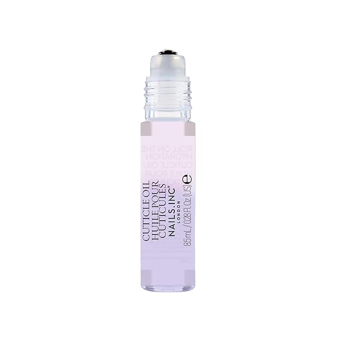 Nails Inc Vitamin E Cuticle Oil Rollerball, Strengthens Cuticles, Intense Hydration, Ultra Moisturizing, Fast Absorbing, Helps With Cracking And Hangnails, Mess Free, Travel Sized, 0.28 Fl Oz