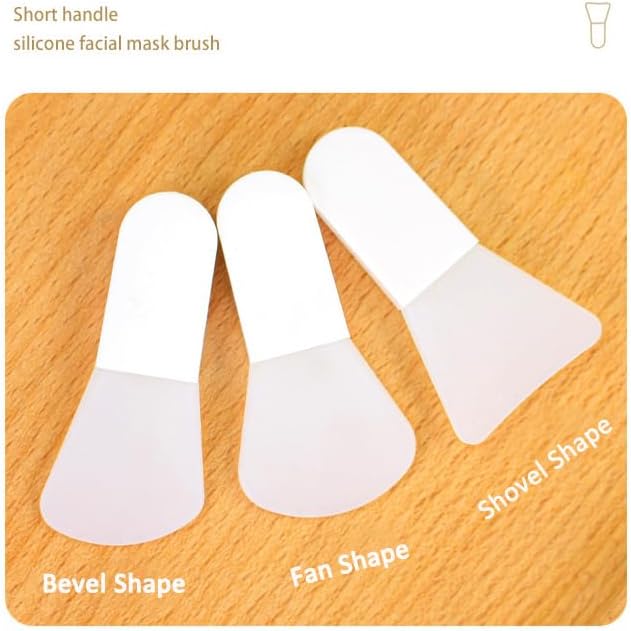 6pack Face Mask Applicator Brushes, Mini Soft Silicone Eye Mask Spatula Brush, Makeup Skincare Applicators, Small Mask Tools for Eye Facial Mud Clay Mask Paste Gel Body Cream Lotion Butter