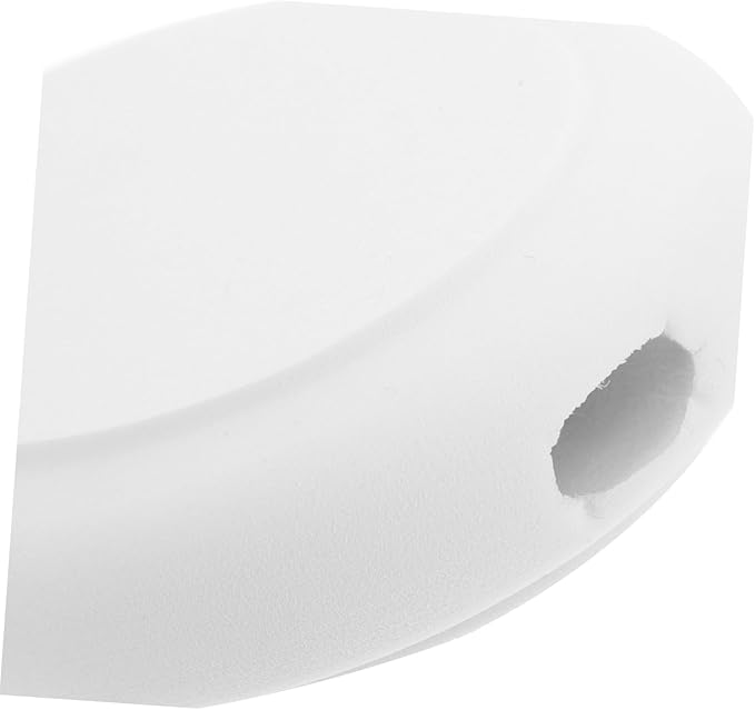 FRCOLOR Oval Shape Lotion Applicator Brush Head 4-Pack Soft Exfoliating Replacement Pads for Body and Back Scrubbing for Shower Use Gentle on Skin
