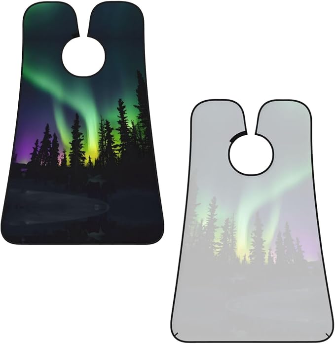 Jellyfish Pattern Print Beard Bib Shaving Apron, Beard Hair Trimming Cape Gift For Dad