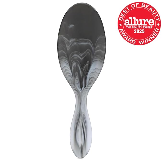 Wet Brush Original Detangler Hair Brush, Black (Watercolor Waves), Ultra-Soft IntelliFlex Bristles, Detangling Bristles Glide Through Tangles (Wet Dry & Damaged Hair), Women & Men
