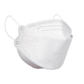 Borje KN95 Face Masks for Adults 50 Pack, 5-Ply White Disposable Face Mask Against PM 2.5 Smoke & Dust, Filtration Efficiency 95%