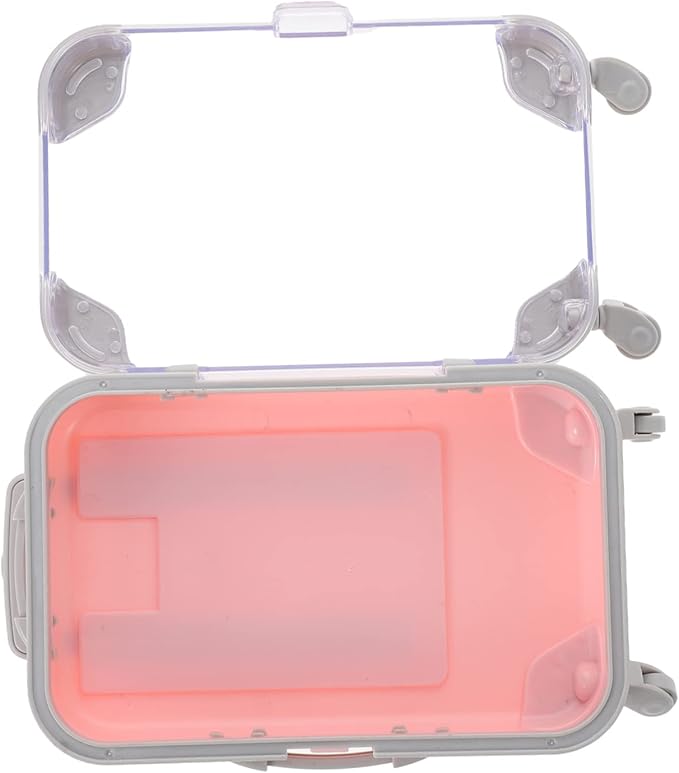 VICASKY Eyelash Storage Box Eyelash Organizer Case for False Lashes Waterproof Plastic Lash Container Handle for Travel and Makeup Enthusiasts