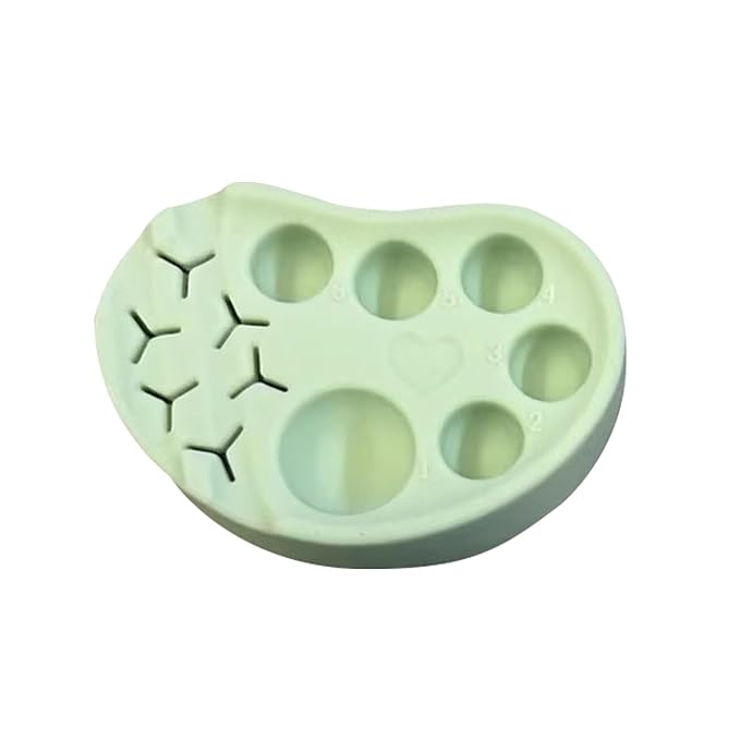 Makeup Mixing Palette - Eyebrow treatmentt Palette, Reusable Silicone Lash Lift Palette, Brow and Eyelash Lifting Lotion Tray, Multifunctional Silicone Makeup Palette for Lash Lift and Brow Treatments