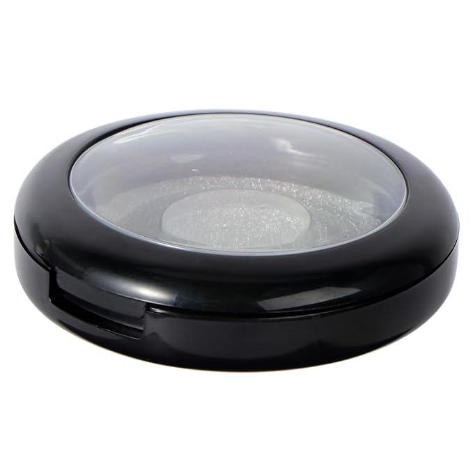 Round False Eyelash Case Plastic Eyelash Packaging Box Organizer and Storage for Home Use Random Color
