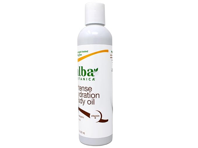Alba Botanica Hawaiian Organic Body Oil - Kukui Nut - 8.5 Ounce (Pack of 2), 'Packaging may vary'