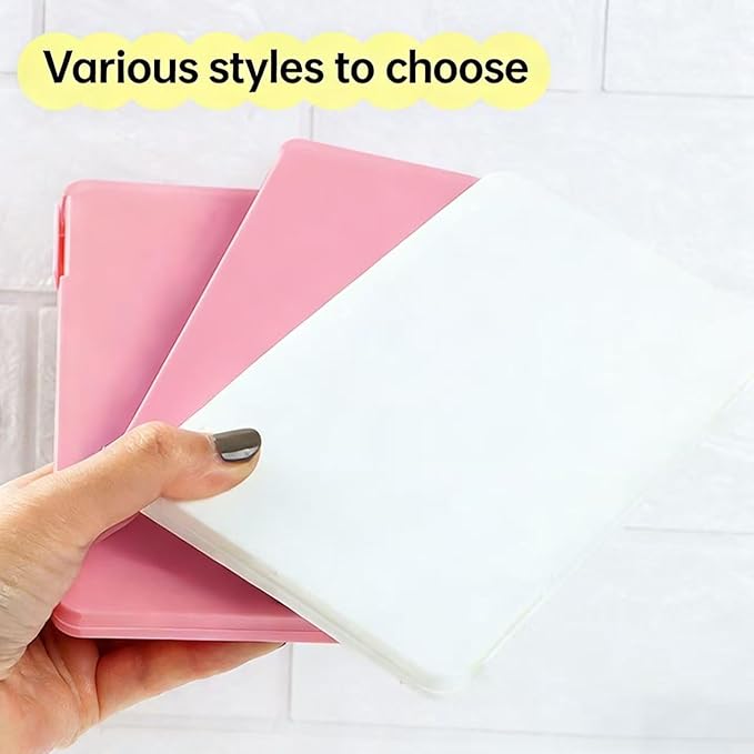 Empty Eyelash Storage Box,Eyelash Storage False Eyelash Display Box can Holds a large number of False Eyelashes Xmas Gift for Girls Makeup Lovers (White)