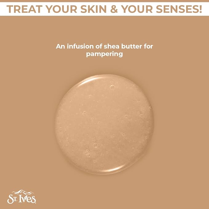 St. Ives Oatmeal & Shea Butter Body Wash | Moisturizing Body Wash for Sensitive and Dry Skin | 22 Fl. Oz. (Pack of 3)