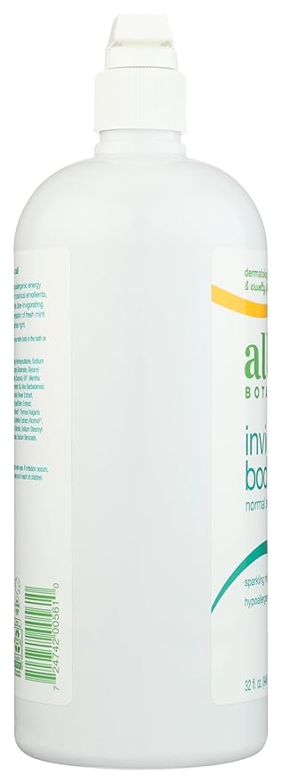 Alba Botanica Very Emollient Body Wash, Sparkling Mint, 32 Oz