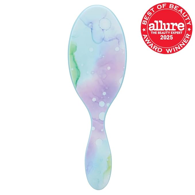 Wet Brush Original Detangler Hair Brush - Color Wash, Splatter - All Hair Types - Ultra-Soft IntelliFlex Bristles Glide Through Tangles with Ease - Pain-Free Comb for Men, Women, Boys and Girls
