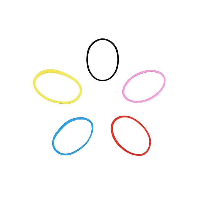 Baby Hair Ties Elastic Hair Rubber Bands,400pcs Multi Color Small Hair Holder Hair Tie for Kids Girls