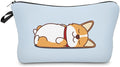 Deanfun Small Makeup Case - Cute and Waterproof Cosmetic Bag for Women(Corgi D5-55061)