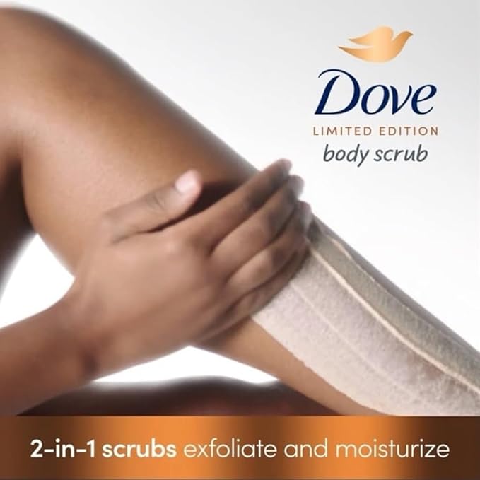 Pack of 3 - Dove Hot Cocoa Body Scrub - 3.5oz each - Limited Edition Pack x 3.