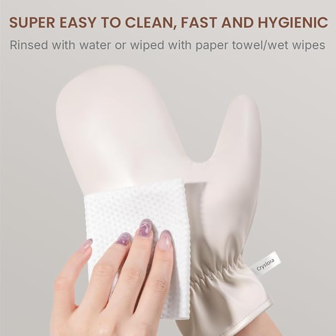 Lotion Applicator & Self Tanning Mitt - Reusable, Durable, No Absorption, Anti-Sliding Glove for Even, Waste-Free Application of Lotions, Oils & Creams (Single Right Hand)