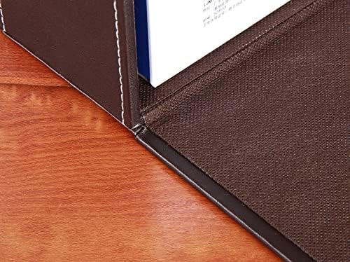 PU Leather Rectangular Tissue Box Cover - Multifunctional Tissue Box Holder with Stationery Remote Control Box, Decorative Tissue Pen Remote Organizer for Home/Office/Restaurant (Brown)