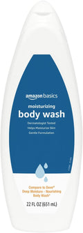 Amazon Basics Moisturizing Body Wash, Fresh Scent, Deep Moisture, Nourishing, Dermatologist Tested, 22 fl oz (1-Pack)