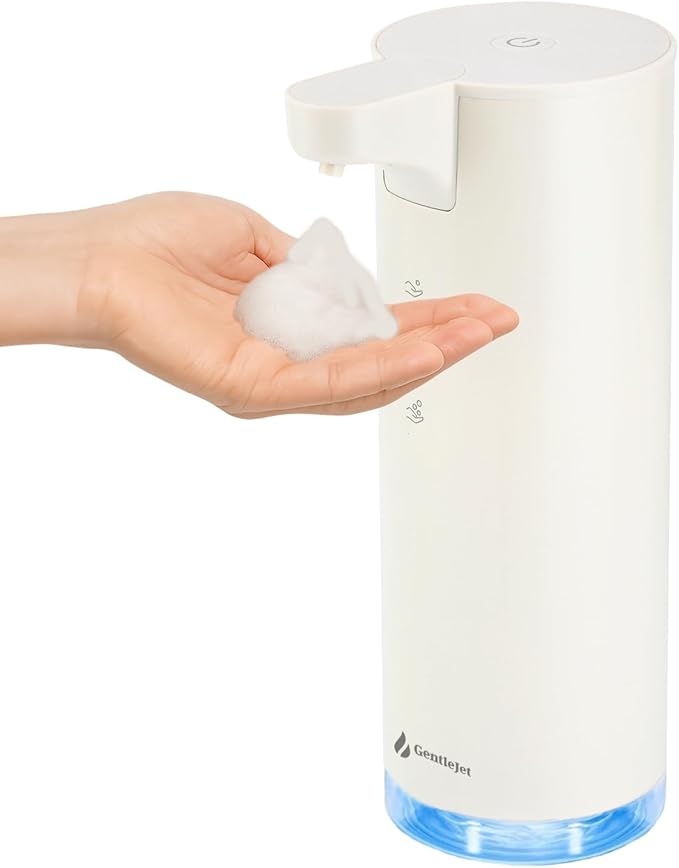 EasyFoam Automatic Foaming Soap Dispenser – Touchless Sensor, USB-C Rechargeable, 304 Stainless Steel, IPX5 Waterproof for Bathroom Kitchen Sink, 280 ml