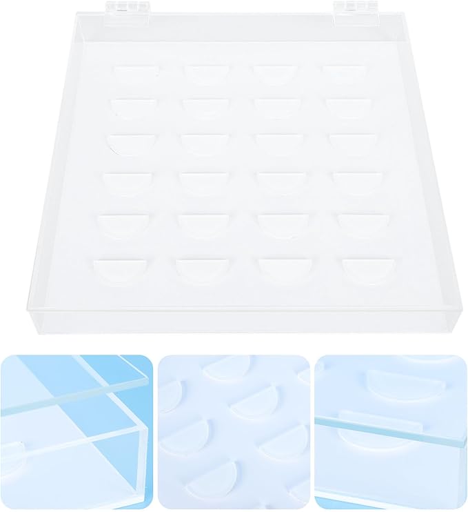 TOYANDONA Eyelash Storage Box Flip Lid Monolayer False Eyelash Organizer Case Makeup Accessories Holder