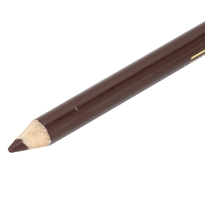 ANGGREK Beard Lineup Pen, White Hairline Pen Professional Beard Pencil Filler Household Beard Pencil Liner Shaping Styling Tool(Dark Brown)