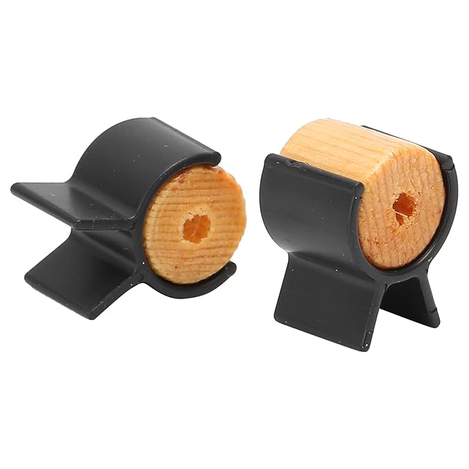 Mustache Training Wheel, 1 Pair Wood Gel Handlebar Mustache Training Mustache Shaping Wheel Beards Template Shaping Tools Mustache Styling Father Boy Husband Boyfriend