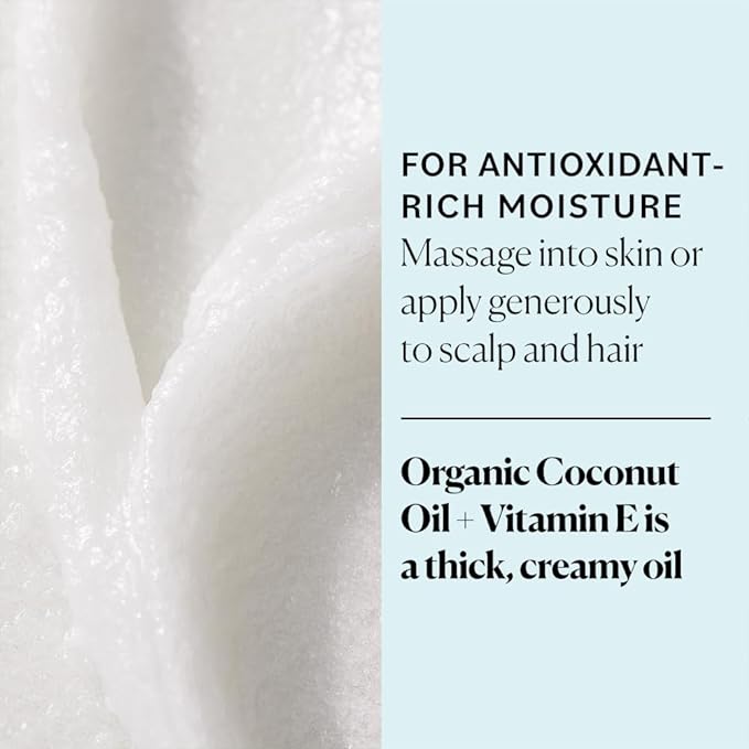 Sky Organics - Organic Coconut Oil & Vitamin E, 16.9 fl oz - Skin & Hair Ultra-Hydrating Oil - Fatty Acids & Antioxidants - Natural, Vegan & Cruelty Free - Skin Care & Hair Care