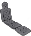 Bath Cushion, Full Body Bathtub Pillow with 160 Suction Cups, Bath Mat for Head and Neck Support, with Laundry Bag (Dark Gray, 60" x 16")