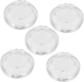 minkissy 5pcs Transparent Eyelash Storage Organizer Box Cosmetic Case for False Eyelashes for Go Use