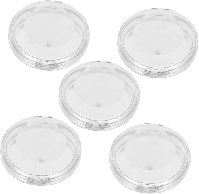minkissy 5pcs Transparent Eyelash Storage Organizer Box Cosmetic Case for False Eyelashes for Go Use