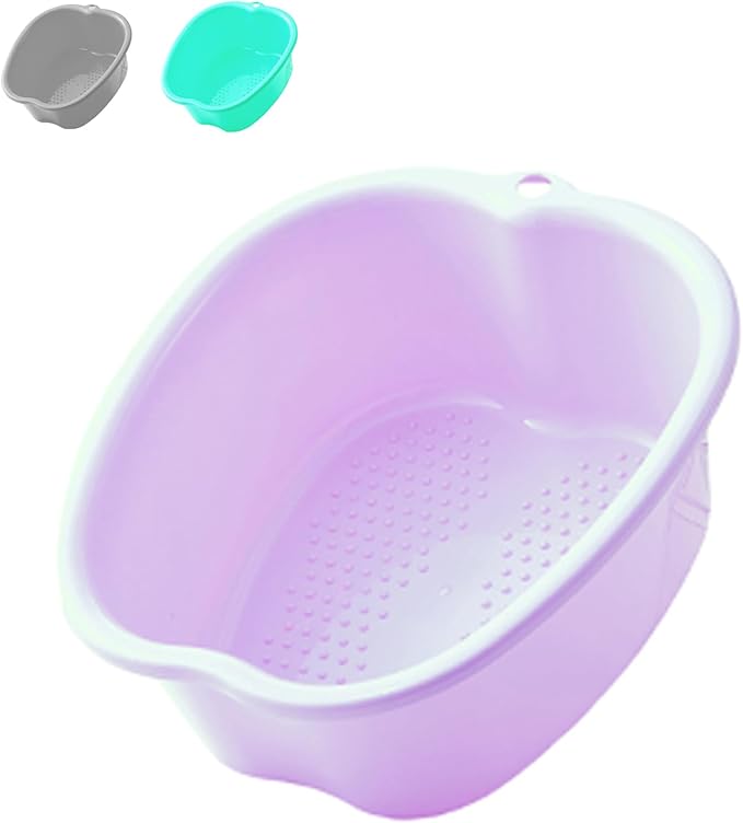 AXLOFO® Foot Soaking Bath Basin, Large Plastic Foot Soaking Tub, Feet Massage Feet Bath Bucket, Great for Getting The Dead/Old Skin Off Your Foots (zibasin)