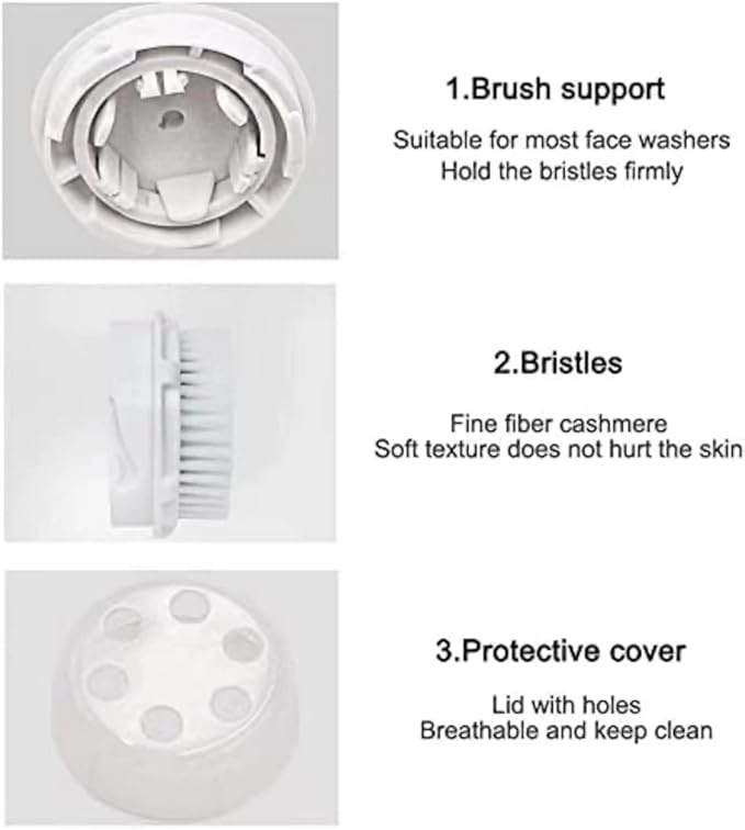 Clarisonic Radiance Facial Cleansing Brush Head Replacement | Compatible with Mia 1, Mia 2, Mia Fit, Alpha Fit, Smart Profile Uplift and Alpha Fit X, Pack of 2 (4Count)