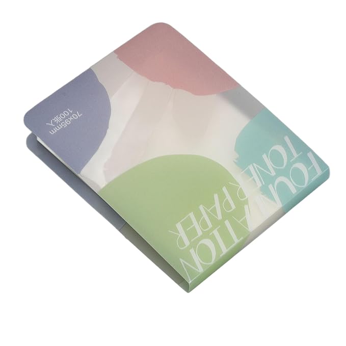 2pcs Liquid Palette Paper Disposable Makeup Coloring Paper with Mixing Stick Lipstick Paper, Makeup Palette Mixing Tray Apply for Eye Shadow Lipsticks