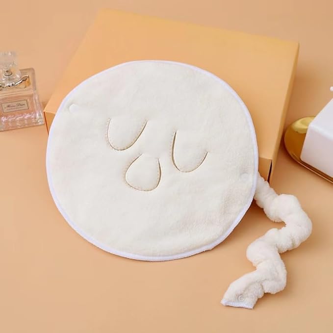 3Hole Towel Mask Cold and Hot Compress Facial Vaporizer Available Towel Moisturizing Beauty Spa Suitable for Women Facial Vaporizer Mask(2 Pack)