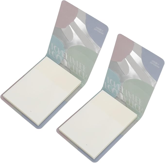 200 Disposable Nail Art Cosmetic Palette Paper Makeup Mixing Sheets 2 Sticks for Beauty Nail Salon Home Use
