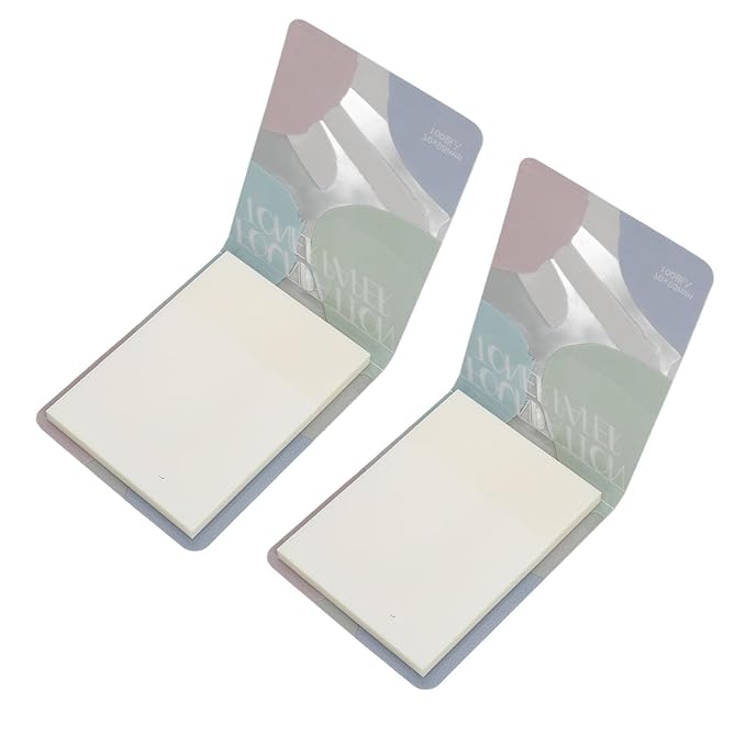 Makeup Mixing Palette, 2pcs Liquid Palette Paper Disposable Makeup Coloring Paper with Mixing Stick