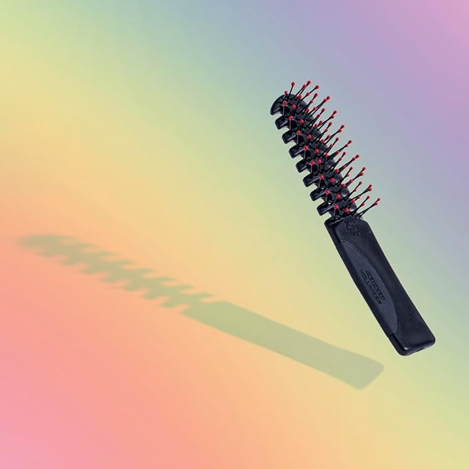Cricket Static Free Volumizer Hair Brush - Blow Drying, Styling, and Detangling All Hair Types, Long, Short, Thick, Thin, Curly, Straight, and Wavy