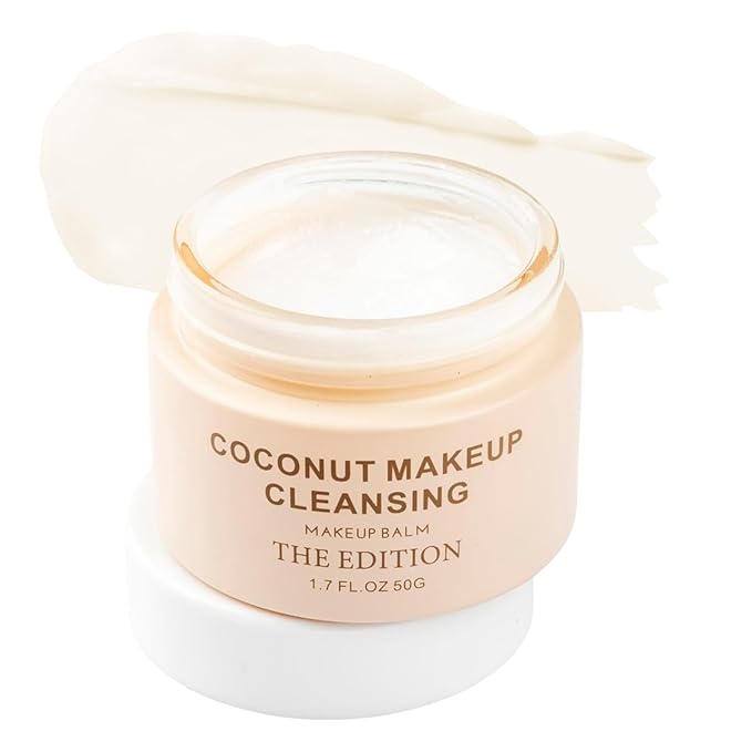The Edition Coconut, Makeup Balm, Face Cleanser, Makeup Remover & Cleansing Balm – Gentle Face Makeup Cleanser for Waterproof Makeup, Hydrating Skincare for All Skin Types, 50g
