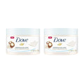 Dove Exfoliating Body Polish Body Scrub Macadamia & Rice Milk 10.5 oz (2 pack)