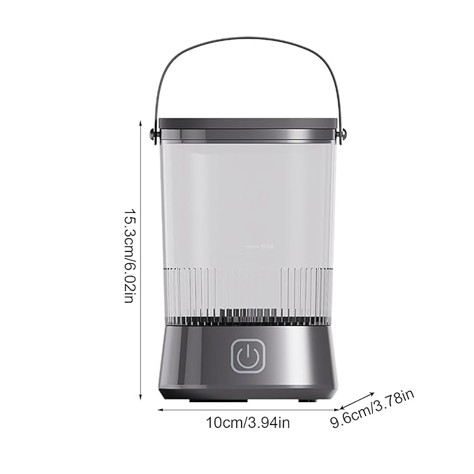 Makeup Brush Cleaner Machine - Automatic Cosmetic Brush Cleaning Tool for Sponges and Makeup Eggs, Efficient Easy Use Cleaner for Daily Makeups Hygiene, Portable Home Vanity Accessory