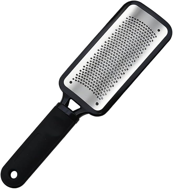 Foot File Stainless Steel Foot Rasp Callus Remover Professional Scrubber Pedicure Tools for Feet Care Remove Hard Ski Can Be Used On Both Dry and Wet Feet