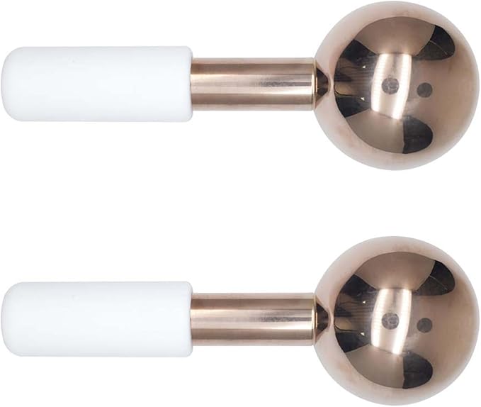 Unbreakable Cryo Stick for Beauty Routines,360 Ice Globes for Face & Eyes,Portable Facials Cold Roller Colling Globes Unbreakable Stainless Steel Cryo Stick