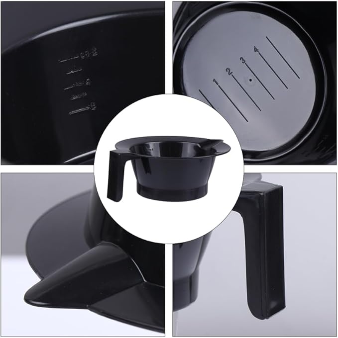 4Pcs Hair Dye Bowls Plastic Hair Color Bowls with Handles, Salon Styling Hairdressing for Salon Barbershop Hairdressers