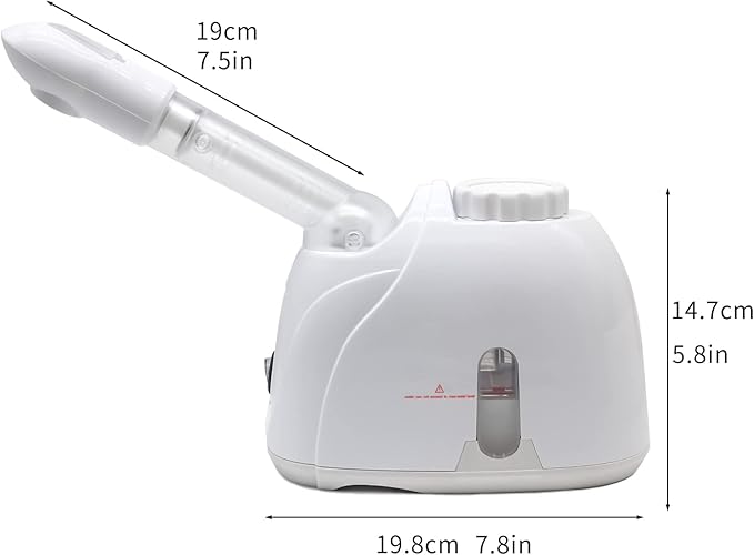 Facial Steamer Nanometer Fine Mist for Facial Deep Cleaning with Towel, 360° Rotating Arm, Deep Cleaning Home Spa Device for Personal Care, Face Steamer for Facial