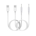 Chofit Intended for COSLUS FBS02/FBS01 Facial Cleansing Brush Charging Cable Protable Replacement USB Charger Cable Compatible with COSLUS IPX7 Charger (White,2PACKS)
