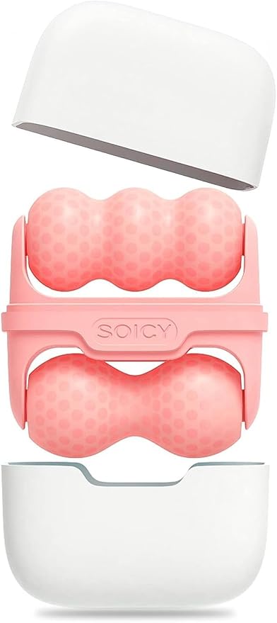 OPENDGO Ice Roller for Face Facial Massager for Eye Puffiness, Reduces Wrinkles, 2 in 1 Facial Skin Care Tool for Body Cold Therapy Tools